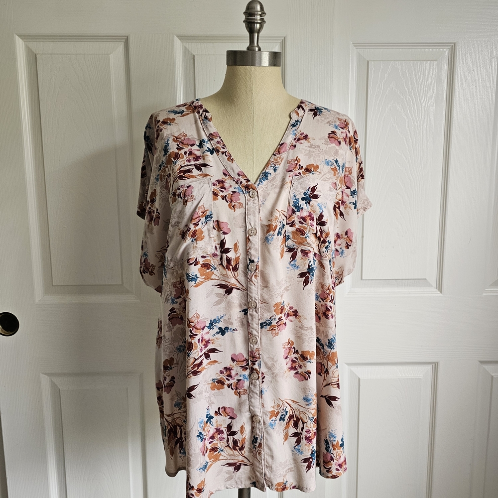 Torrid Floral Blouse